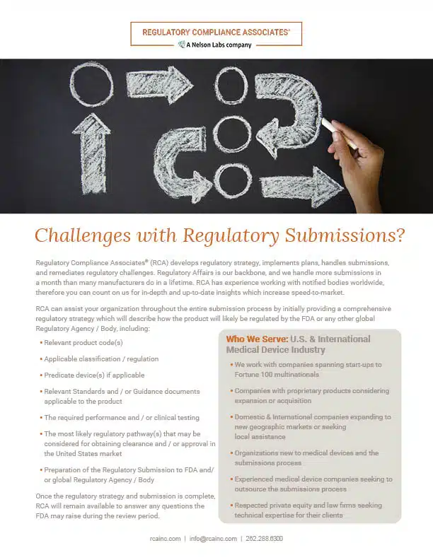 Medical Device Regulatory Services Handout